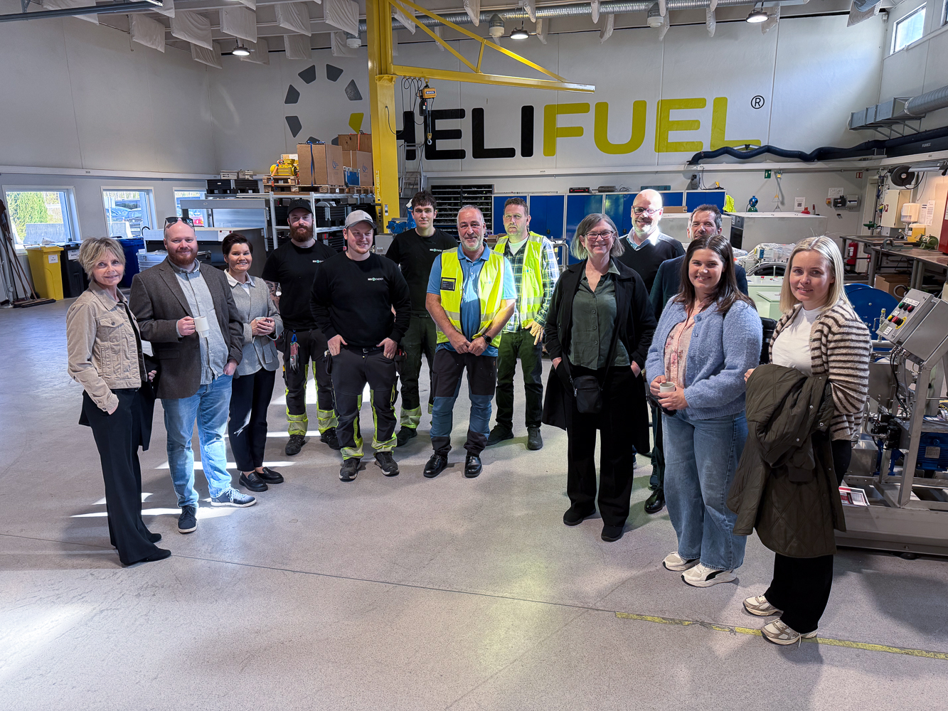 Hos Helifuel i Sveio: Anette Sæther (Haugesund kommune), Roger Larsen (Sauda kommune), Brit Astrid Grønning Strømfors, Thomas Voraa (Helifuel), Bjørn Egil Kringeland (Helifuel), Simon Birkeland (Helifuel), Åmund Korneliussen (Helifuel),   Johnny Hansen (Helifuel), Bente Marie Johansen (Sveio kommune), Robert Brandvik (Helifuel), Michael Gräfe (Bokn kommune), Tora Margrethe Eide (Haugaland Vekst) og Kathrine Tungesvik Matre (Etne kommune).
