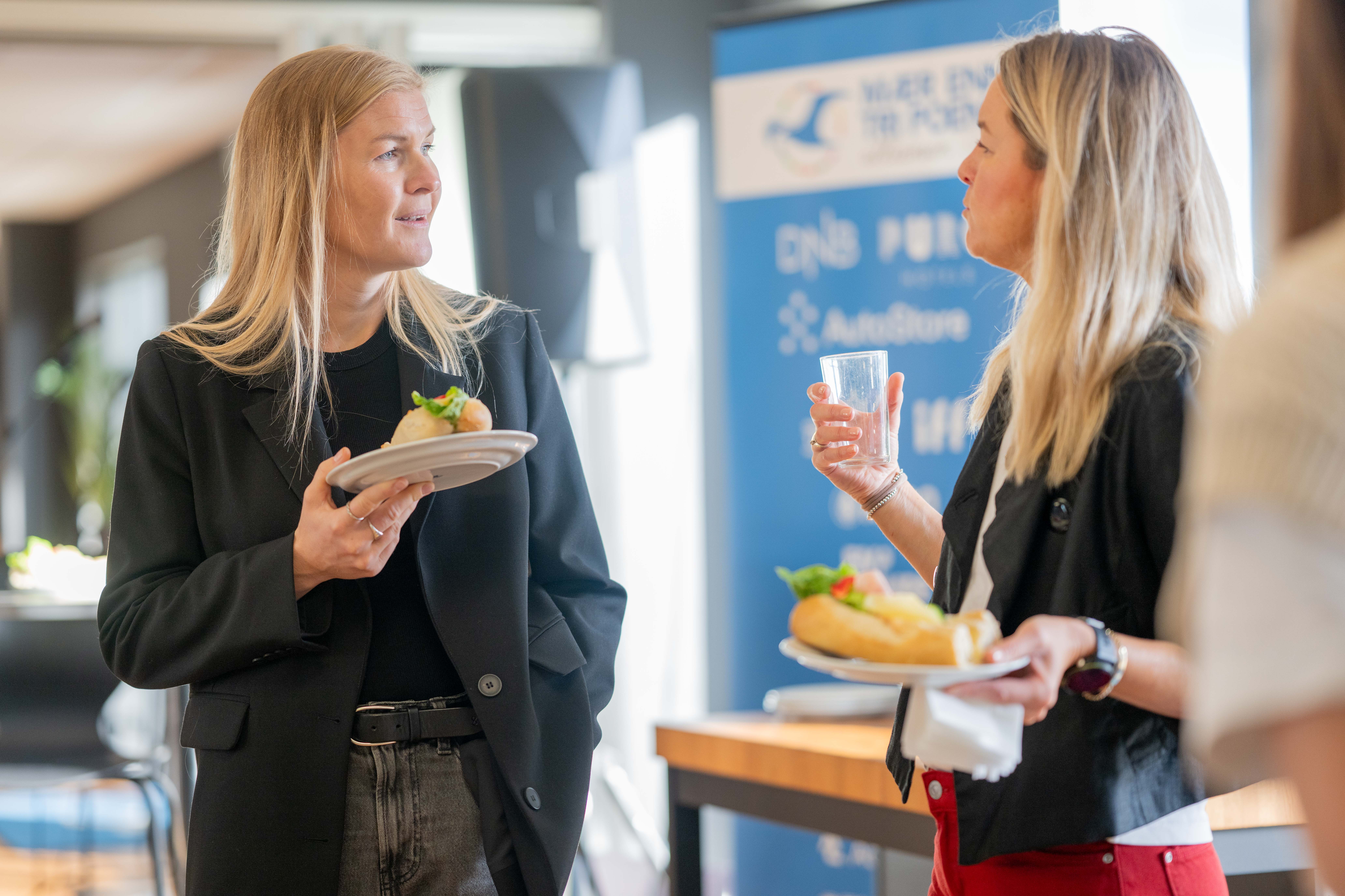 Partnerfrokosten ga rom for erfaringsdeling, nye ideer og diskusjoner. Foto: Torstein Tysvær Nymoen/Haugaland Vekst